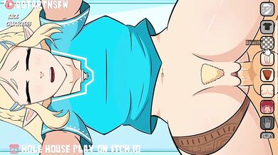 You can call me Link, Princess Zelda is bent over and ready for my sword!