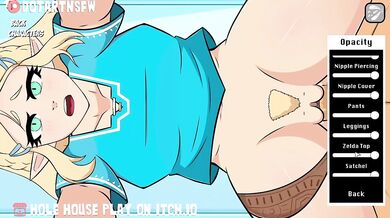 You can call me Link, Princess Zelda is bent over and ready for my sword!