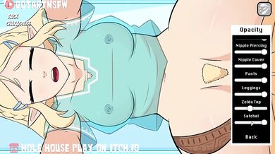 You can call me Link, Princess Zelda is bent over and ready for my sword!