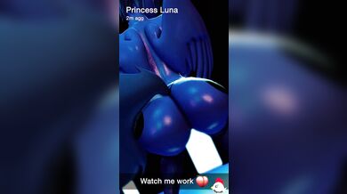 The sexy Luna takes a selfie on Snapchat, her naked body exposed to the world as she teases and pleasures herself with a vibrator