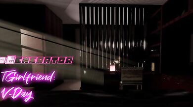 It was a special Valentines Day for the tgirl, but she didnt expect what was about to happen next!