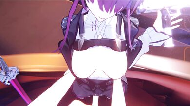 Megan Fox in Kafkas Honkai Star Rail: Megaeras Outfit 1