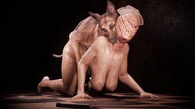 A Nurse Caught By A Rampant Dog During Her Private Time