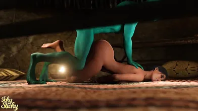 Mistress of the Savanna: Icy Cum Swap with Tribal Princess Icky Sticky