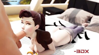 Street Fighter meets Deepthroat as DVa gets face fucked by Tiaz in the ultimate 3DX parody!