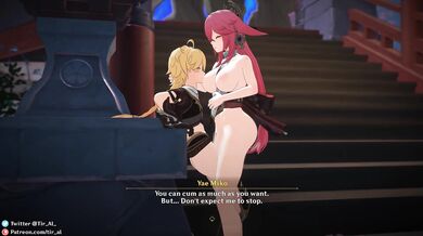 Yae Miko [Tir al] is a porn video featuring an adorable Japanese schoolgirl and her cute friend in a sexual adventure