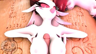 Stellas big boobs bouncing as she fucks the nerdy guy in the library while her hot friend watches and licks her tits!