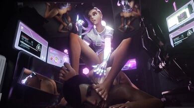 Sultry Stepsister Gets Her Feet Worshipped in Fetishy Foot Fuck