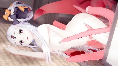 Watch as Abigail gets up close and personal with a tentacle monster in this steamy hentai porn video!