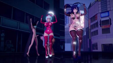 Watch the girl in blue archive cellphone paranoia porn video where she gets fucked hard by multiple men