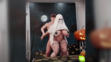 Screwing My Sexy Mum in Her DIY ghost costume