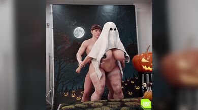 Screwing My Sexy Mum in Her DIY ghost costume