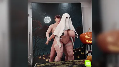 Screwing My Sexy Mum in Her DIY ghost costume