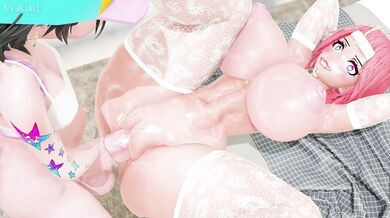 This threesome remastered by Nyakumi will blow your mind away with its steamy eroticism and unbridled passion!