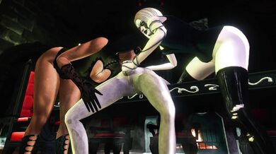 Bloodlusting Vampiress Lita Seduces a Virgin Maiden in the Cemetery at Night