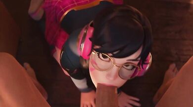 Sexy Milf takes a Deep Throat Blowjob from Two Young Men - Compilation Part 2