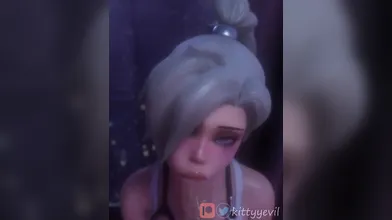 Sexy Milf takes a Deep Throat Blowjob from Two Young Men - Compilation Part 2