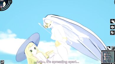 pokemon Lillie is bred by Pheromosa futa hentai