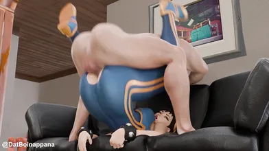 Super Smash Bros XXX: Chun-Li Pounds Nappana