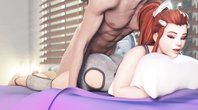 Bend Over White Queen Brigitte in the Bodysuit, Save Ass!