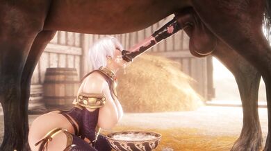 This is a hentai video featuring Isabella Valentine and her new lover, Noname55