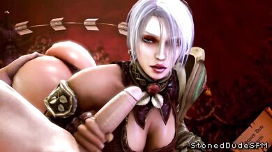 Sexy Taki and Ivy make love in the forest with their big breasts bouncing up and down, moaning erotically as they fuck like wild animals