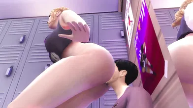 The Sexy Locker Room Queen: A Hentai Porn Movie