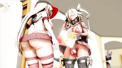 Watch as the sexy pizza delivery girl delivers more than just your pizza!