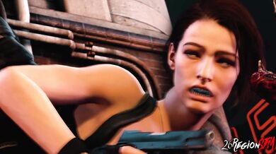 Jill Valentine and her nemesis in a 26-region SFW smut battle!
