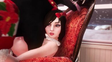 Mistress Elizabeth in the Red Light District: A 4K Ultra HD Christmas Hentai Porn