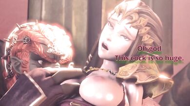 Watch the downfall of Hyrule in this hardcore hentai porn video where Princess Zelda is captured by Ganon and for*ced to submit to his every command!