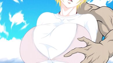 Blonde beauty in a bikini gets tied up and taken by two dominant men in an erotic dungeon scene