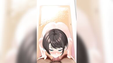 Rebellious Teenage Daughter Masturbates with a Vibrator while Watching Hentai Anime