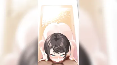 Rebellious Teenage Daughter Masturbates with a Vibrator while Watching Hentai Anime