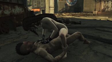 Tifa gets knocked out by Boss Raider