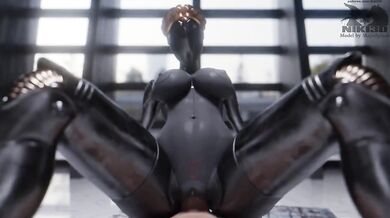 Watch as these twin sisters ride each other like wild horses in this 3D hentai porn movie!