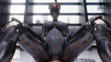 Watch as these twin sisters ride each other like wild horses in this 3D hentai porn movie!