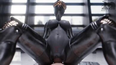 Watch as these twin sisters ride each other like wild horses in this 3D hentai porn movie!