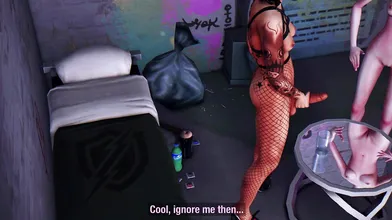 In the Room, the Girl gets her Butt Fucked by a Muscular Man and Her Boyfriend Watches