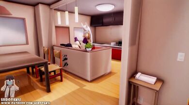 The hot hero, Futanari Versuioo, is in a steamy sex scene with the beautiful Miruki and Midnight