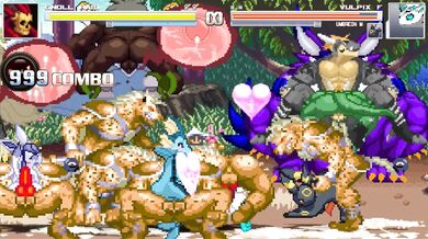 Gnolls infiltrate the forest and capture Vulpix and her Eevee friends for their perverted desires