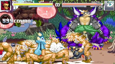 Gnolls infiltrate the forest and capture Vulpix and her Eevee friends for their perverted desires