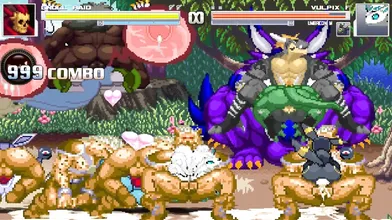 Gnolls infiltrate the forest and capture Vulpix and her Eevee friends for their perverted desires