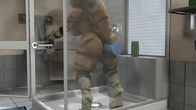 Hervy Uchoa and Horse Didlo [H0rs3] have a sexual encounter in the barn