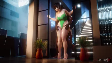 Overwatch Rule 34: Interracial 3D Animation by VGErotica