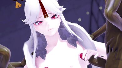 Hentai House of Monsters - Nude Ginko in the Nude