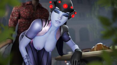 ---------------------------------------- Watch as Widowmaker is taken aback by the sheer sexiness of Black Widows new Aphrodite outfit