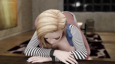 One night stand with a sexy android - Android 18