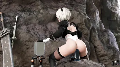 Busty secretary Denise gets busy on her break!
