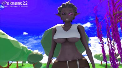 This sexy blonde is about to get fucked by two big cocks in every hole!